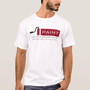 Röd färg, färg och dekorator, Advert T Shirt