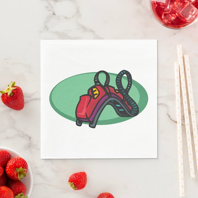 Röd färgad roller Underlägg Ride Pappersservett (Skapare uppladdad)