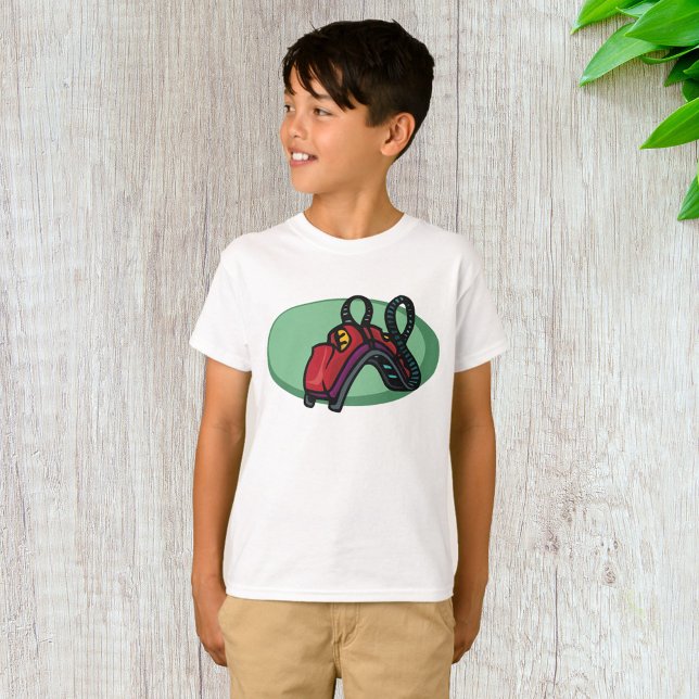 Röd färgad roller Underlägg Ride T Shirt (Skapare uppladdad)