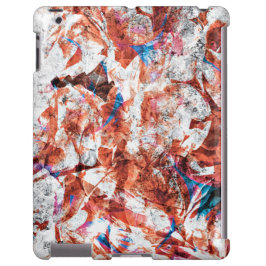 Röd färgpensel abstrakt modern digital konst