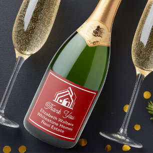 Röd Fastighetsbolag Anpassad Fastighetsmäklare