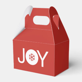 Röd favoritruta för Cute Joy-jul Presentaskar