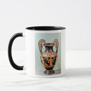 Röd-figur volutekrater mugg