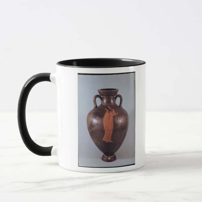 Röd figuramphora för loft mugg (Vänster)