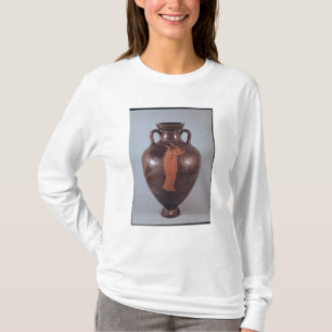 Röd figuramphora för loft tee shirt
