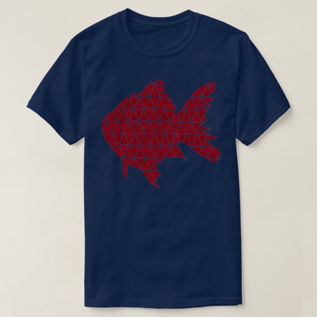 Röd fisk 1 t shirt (Design framsida)