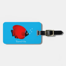 Röd fisk med Anpassningsbar