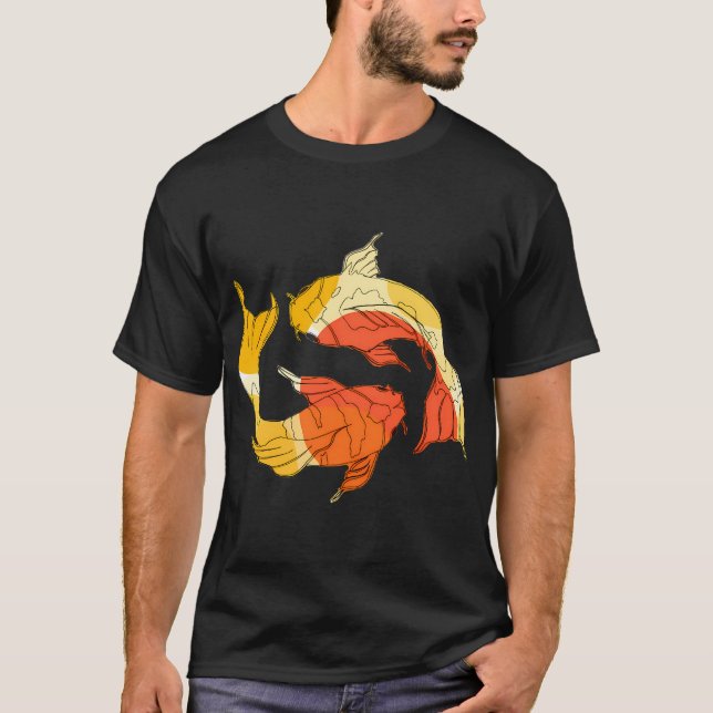 Röd fisk t shirt (Framsida)