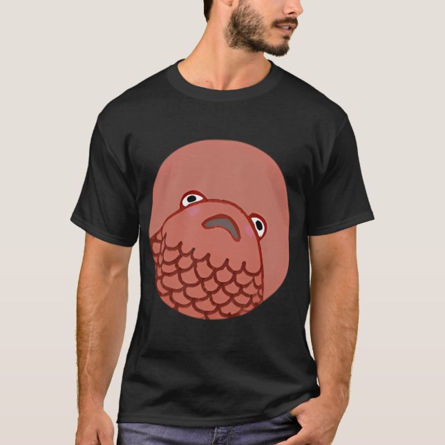 Röd Fisk T Shirt (Framsida)