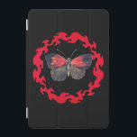 Röd fjäril i en brandcirkel - Pass-symbol iPad Mini Skydd<br><div class="desc">Njut av den kraftfulla symboliken i den här slående designen med en röd fjäril som omges av lågor. Den röda fjärilen representerar omvandling, passion och uppvaknande av andlig, medan den omgivande branden symboliserar energi, förlossning och bränningen bort från det gamla för att ge plats åt det nya. Denna fängslande teckning...</div>