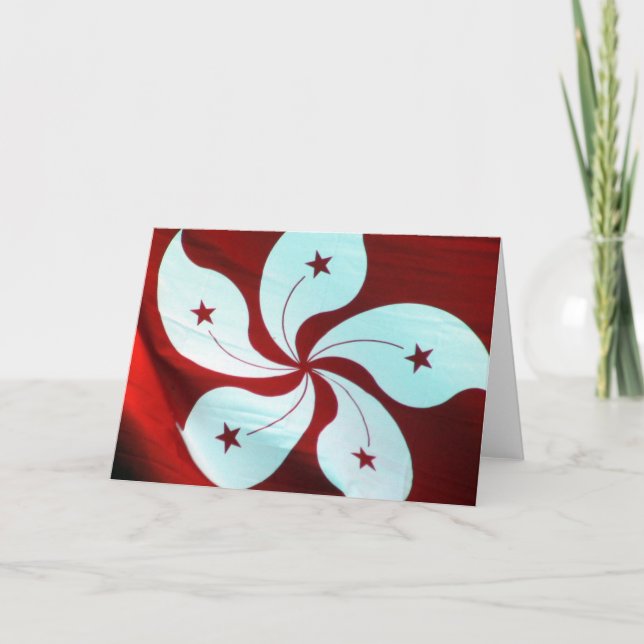 röd flagga kong kort (Framsida)