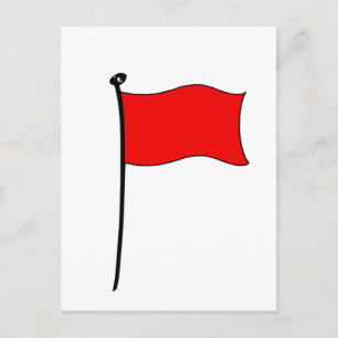 Röd Flagga: vykort