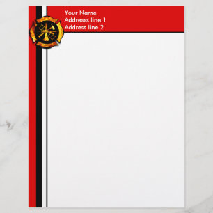 Röd flammande maltesisk arg brevhuvud -