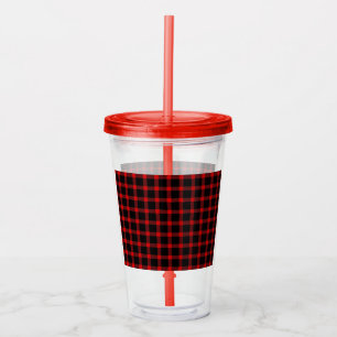 Röd flanjjul/vintertorktumlare take away mugg