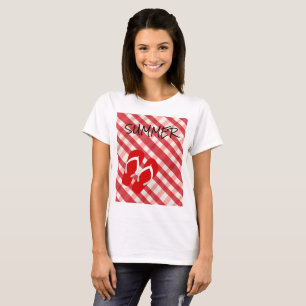 Röd Flipmisslyckandesommar Tee Shirt