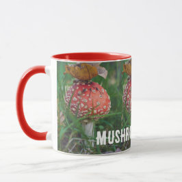 Röd flugesslam mugg