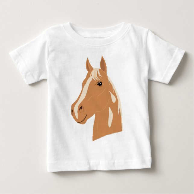 Röd Flyg den Glada Hästen T Shirt (Framsida)