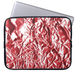 Röd folie #1 laptop sleeve