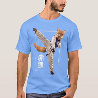 Röd för att göra karate Funny Animal Marital Arts T Shirt