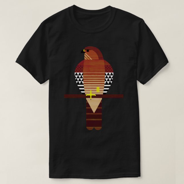 Röd-formad Hawk Classic T-Shirt.png T Shirt (Design framsida)