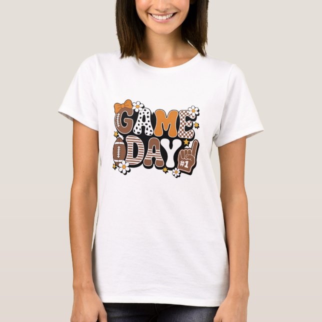 Röd fotbollströja för matchdagen – Djärv och bekvä T Shirt (Framsida)