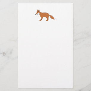 Röd Fox. Brevpapper