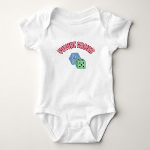 Röd framtida Gamer - & tärning T-shirt