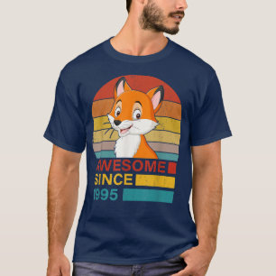 Röd från 1995 Birthday Funny Vintage Red fo Retro T Shirt