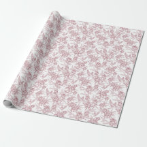 Röd fransk toile