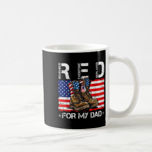 Röd fredag för pappa flagga kom ihåg alla som är u kaffemugg