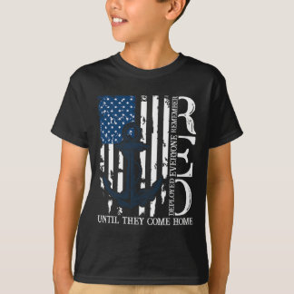 Röd fredag militär minnesdag veteraners familj 4 t shirt