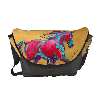 Röd Friesianmessenger bag Kurir Väska