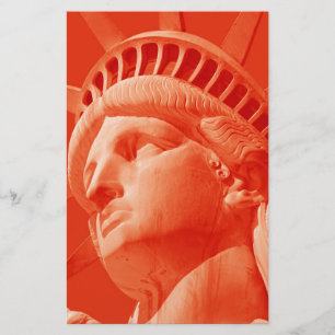 Röd Frihetsgudinnan Brevpapper