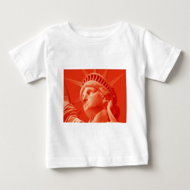 Röd Frihetsgudinnan T-shirt (Framsida)