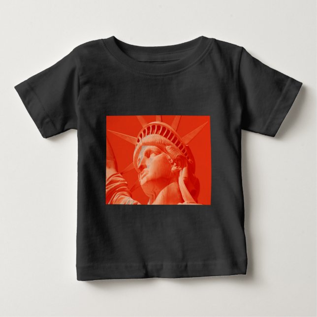 Röd Frihetsgudinnan Tee (Framsida)