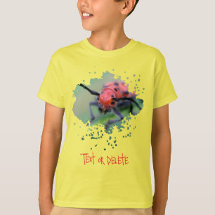 Röd ful insektsnatur Personlig T Shirt