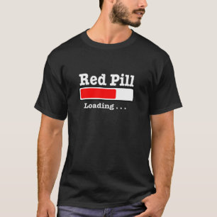 Röd fyllning t shirt