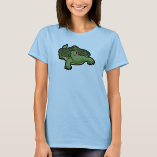 Röd gå i ax glidare t-shirt