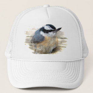 Röd-gådd mot Nuthatch Keps