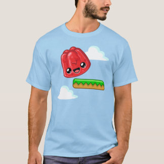 Röd gelé som hoppar - Glad hopp T Shirt