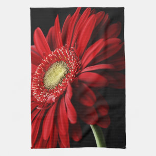 Röd Gerber daisykökshandduk Kökshandduk