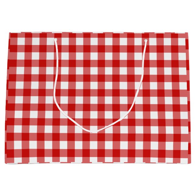 Röd Gingham Picknick Baby-Q Grill BBQ  (Framsidan)