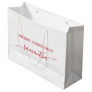 Röd Glad Jul Ribba Svans Signatur Namn