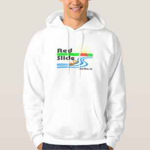 Röd glidbanaHoodie Sweatshirt