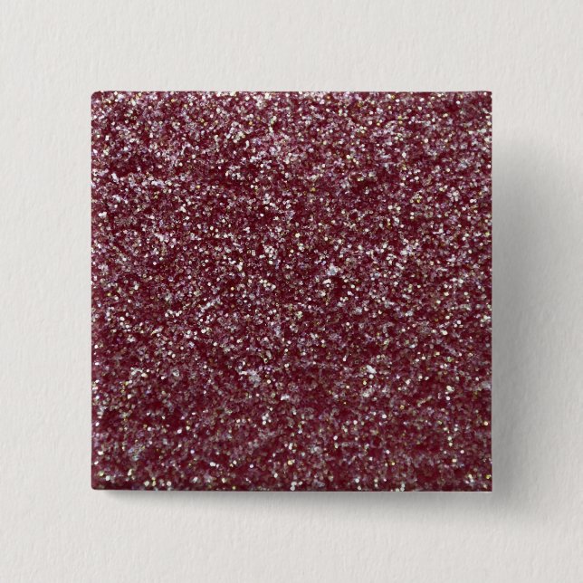 Röd glitter knapp (Framsida)