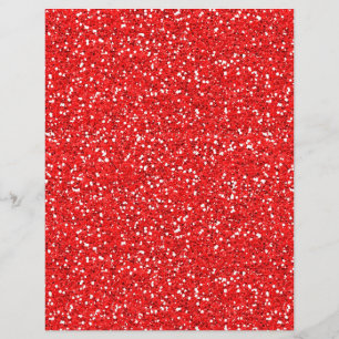 Röd glitterstruktur Scrapbookpapper