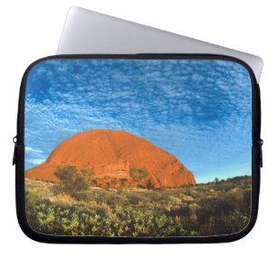 Röd glöd av den berömda Ayers Rock i Outback Laptop Fodral