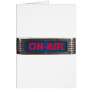 Röd glödPå-Luft tänder Hälsningskort