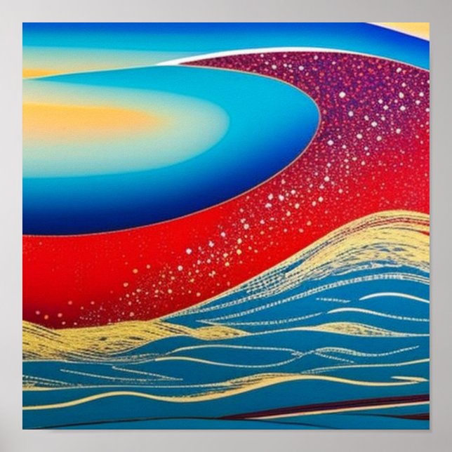 Röd Gnistra Poster (Framsidan)