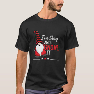 Röd Gnome Jag är sexig och jag vet det Swea T Shirt